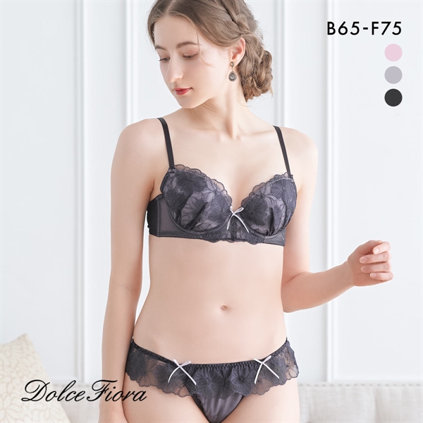 ドルチェフィオラ ラブリーガール ブラセット BCDEF 大きいサイズ ソフトワイヤー やさしい ブラジャー ショーツ セット Dolce Fiora
