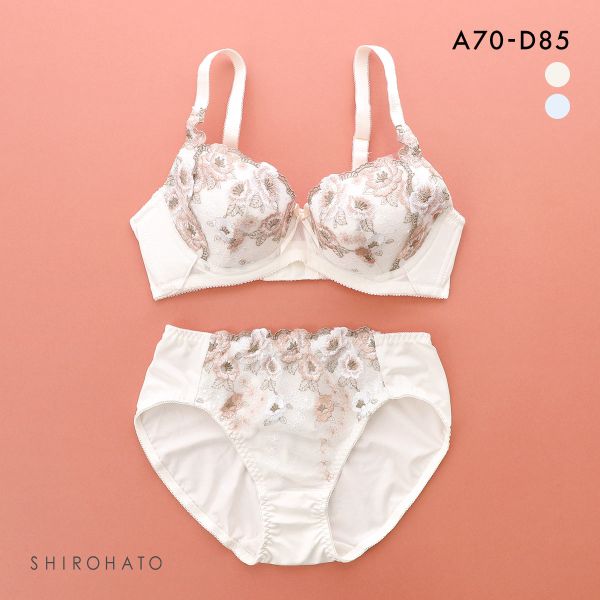 脇流れホールド体験 ブラジャー ショーツ セット ABCD 脇高 脇肉 アンダー大きいサイズ