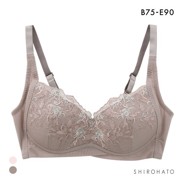 キレイ工房 脇肉すっきり ストレッチフルカップブラ ノンワイヤー BCDE 75-90 脇高 リフトアップ 背中すっきり 締め付けない 軽い