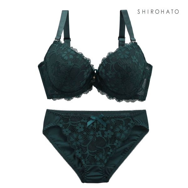 ソニアクラブ SONIA CLUB フラワーレース ブラジャー ショーツ セット EFG  総レース アンダー大きいサイズ