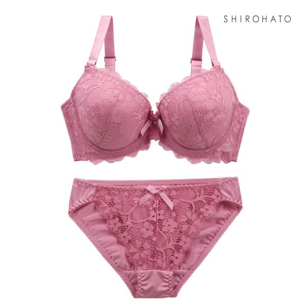 ソニアクラブ SONIA CLUB フラワーレース ブラジャー ショーツ セット EFG  総レース アンダー大きいサイズ