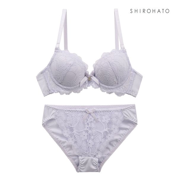 フェミニンレース ブラジャー ショーツ セット AAA･AA･A 小さいサイズ プチ胸サイズ 総レース