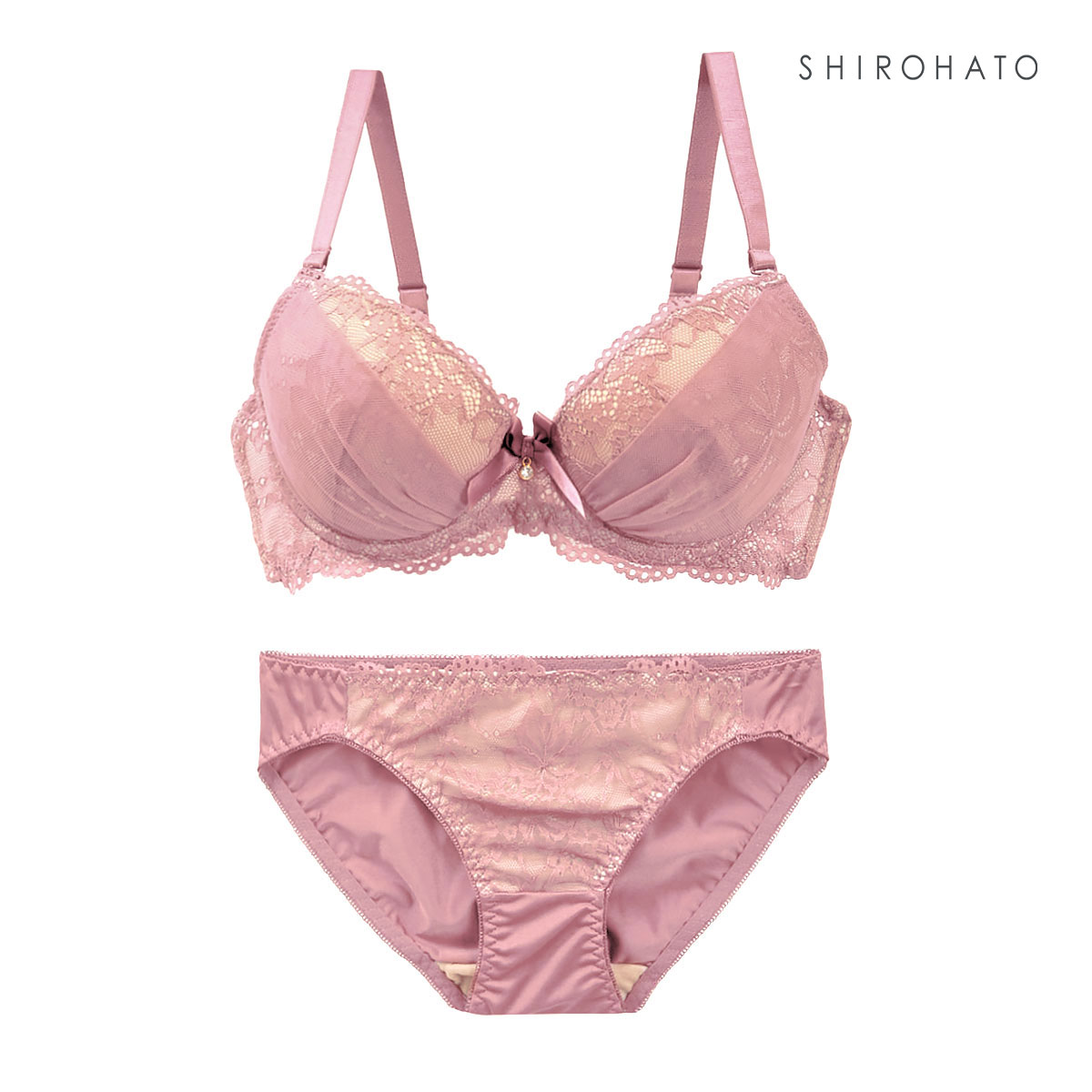 ソニアブラック SONIA BLACK シアーレース ブラジャー ショーツ セット ABCD(LPI-薄ピンク-A70-M)