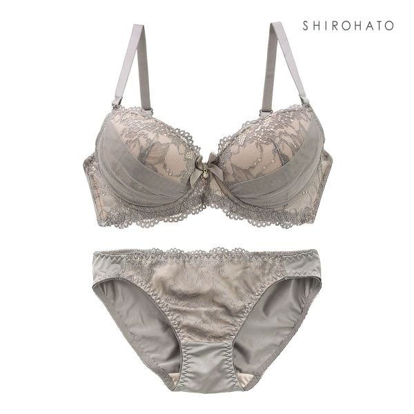 ソニアブラック SONIA BLACK シアーレース ブラジャー ショーツ セット 大きいサイズ