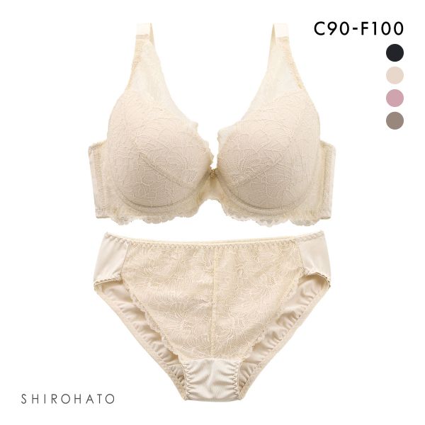 ソニアクラブ SONIA CLUB レース ブラジャー ショーツ セット CDEF アンダー大きいサイズ