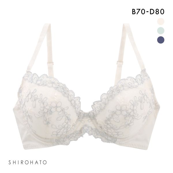 ビューティーアシスト さわやか軽量カップ 3/4カップブラジャー BCD 脇高 美胸 ソフトワイヤー Beauty Asist