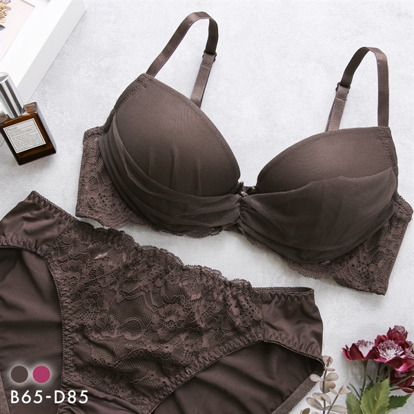 ソニアブラック セリーヌ ブラセット BCDE アンダー大きいサイズ グラマー ブラジャー ショーツ セット SONIA BLACK