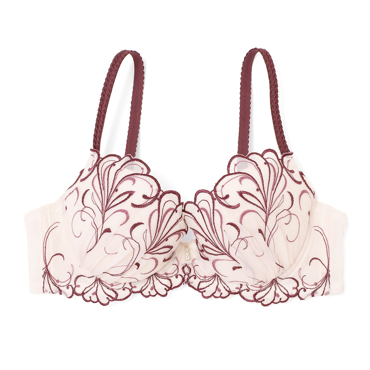 ナルエー NARUE ランジェリー アンジュ ブラジャー DE 単品(IV-アイボリー-D65)