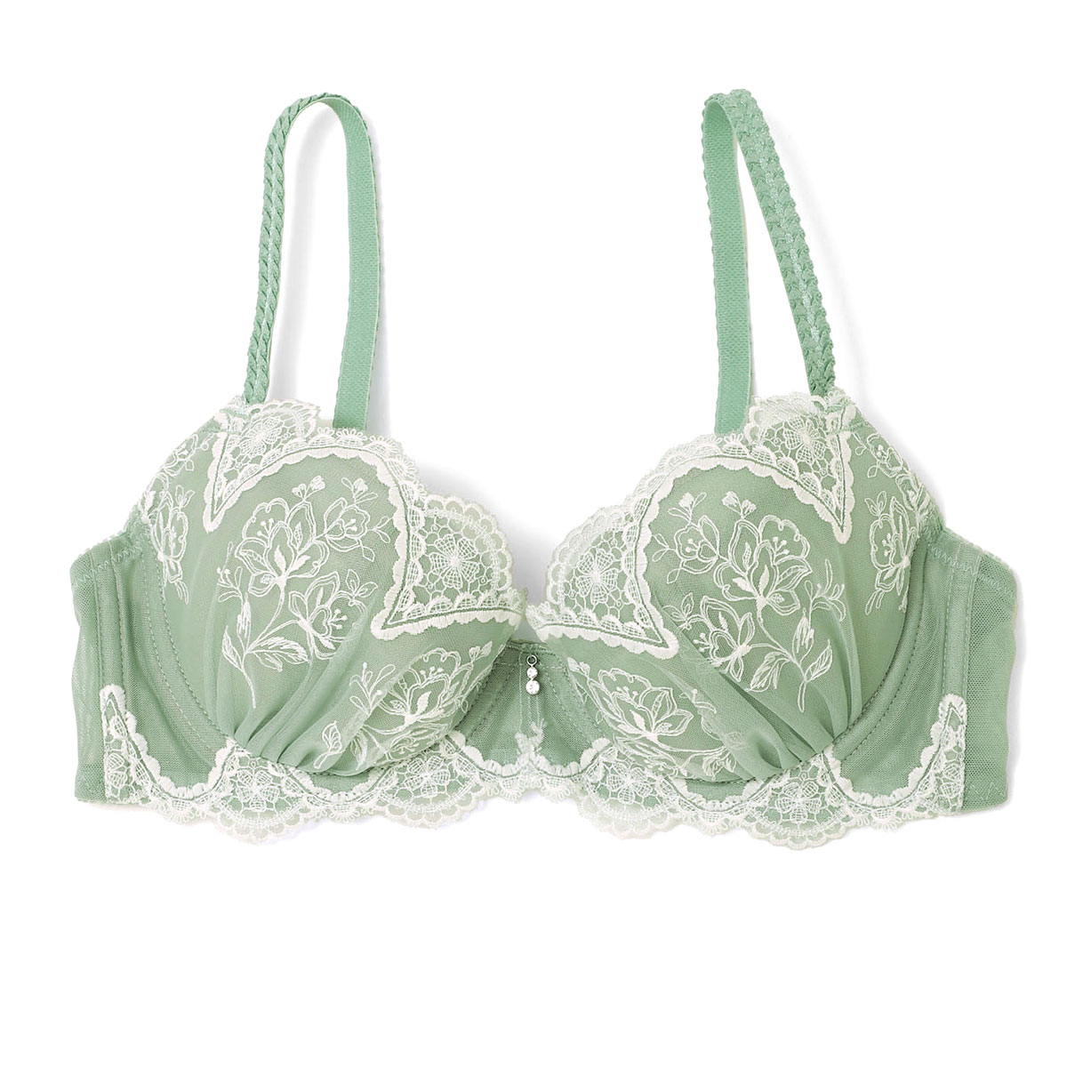 ナルエー NARUE ランジェリー シュテフィ ブラジャー BC 単品(GR-グリーン-B65)