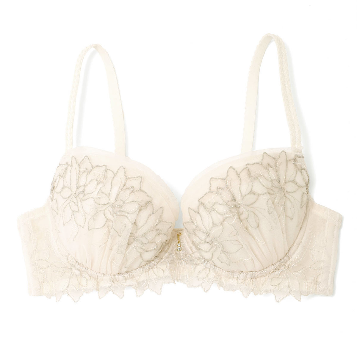 ナルエー NARUE ランジェリー アムール ブラジャー DE 単品(IV-アイボリー-D65)