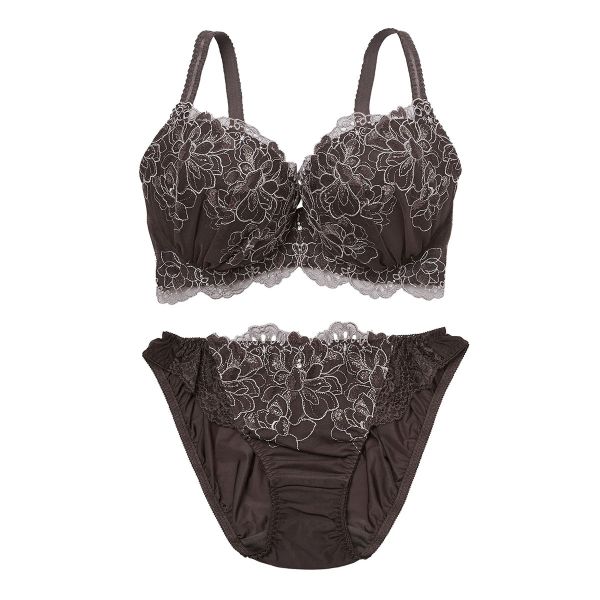 ナルエー NARUE ランジェリー フロールシュシュ ブラジャー ショーツ セット GHI 大きいサイズ グラマーサイズ