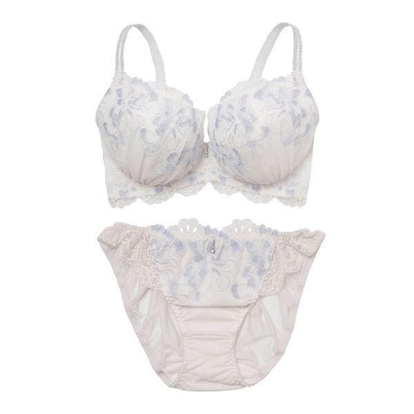 ナルエー NARUE ランジェリー フロールシュシュ ブラジャー ショーツ セット GHI 大きいサイズ グラマーサイズ