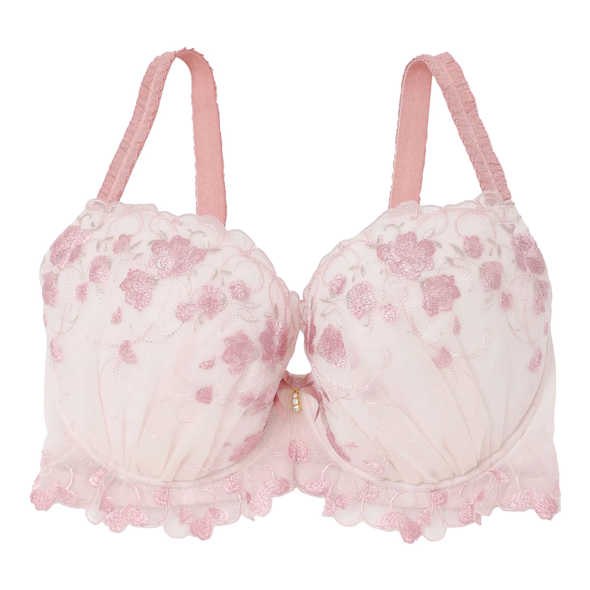 ナルエー NARUE ランジェリー シェリル ブラジャー GHI 大きいサイズ グラマーサイズ 単品(PI-ピンク-G65)
