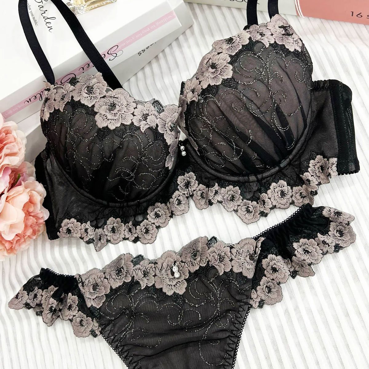 ナルエー NARUE ランジェリー エーデル ブラジャー BC 単品(BK-ブラック-B65)