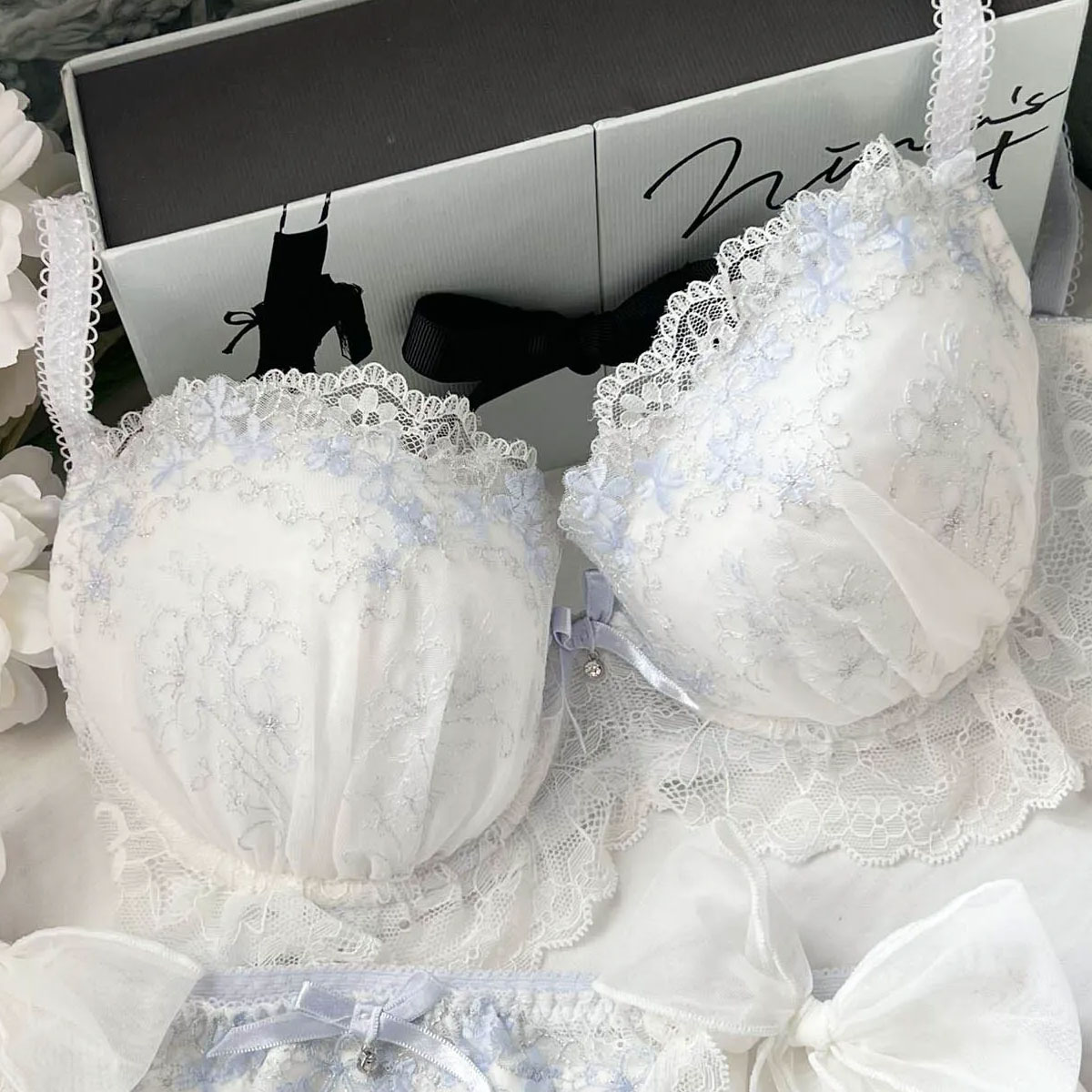 ナルエー NARUE ランジェリー シエル ブラジャー BC 単品(WH-ホワイト-B65)