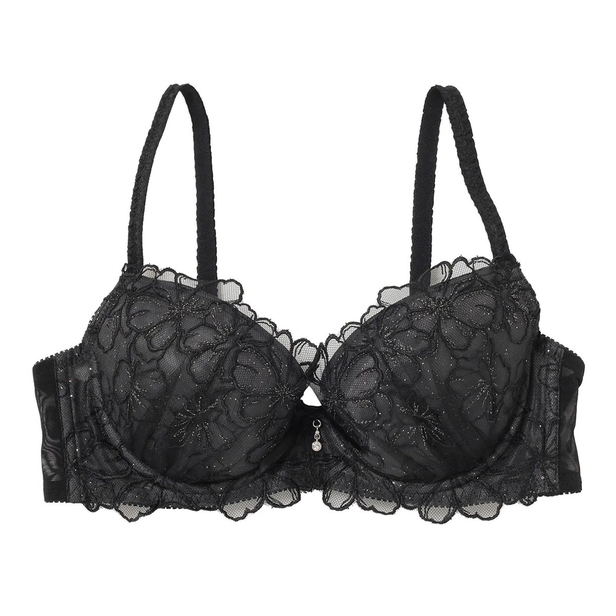 ナルエー NARUE ランジェリー オフィーリア ブラジャー BC 単品(BK-ブラック-B65)