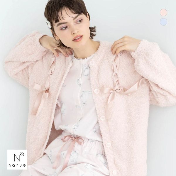 20%OFF ナルエー モールニットツイードライクカーデ カーディガン ルームウェア パジャマ 長袖 Narue 20%OFF ナルエー モールニットツイードライクカーデ カーディガン ルームウェア パジャマ 長袖 Narue