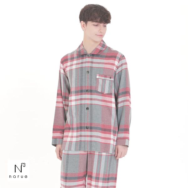 20%OFF ナルエー パジャマ メンズ コットンフランネルムジメンズパジャマ ルームウェア 上下セット 長袖 NARUE 20%OFF ナルエー パジャマ メンズ コットンフランネルムジメンズパジャマ ルームウェア 上下セット 長袖 NARUE