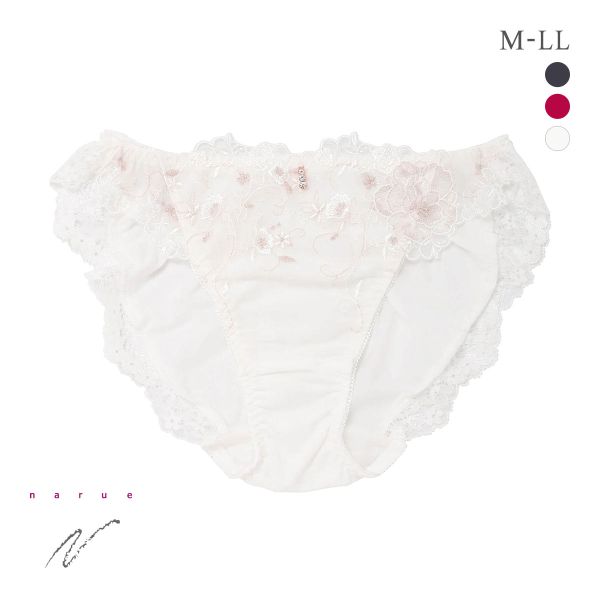 ナルエー ランジェリー ブルームクチュール ショーツ スタンダード 大きいサイズ M L LL NARUE