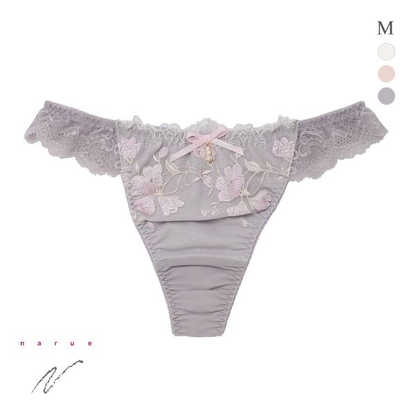 ナルエー ランジェリー フィオナ ショーツ Tバック バックレース NARUE