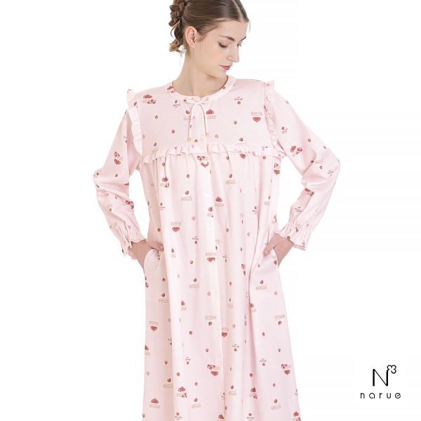 ナルエー パジャマ エアーニットプリン＆ショートケーキワンピース ワンピース ルームウェア NARUE