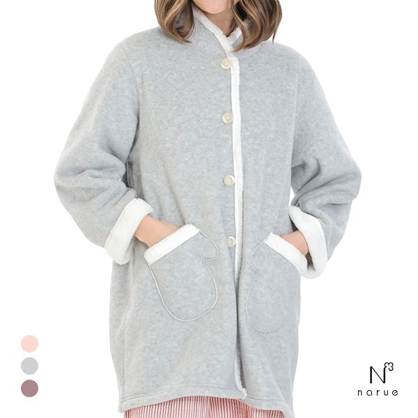 ナルエー パジャマ フリースボアガウン ルームウェア NARUE