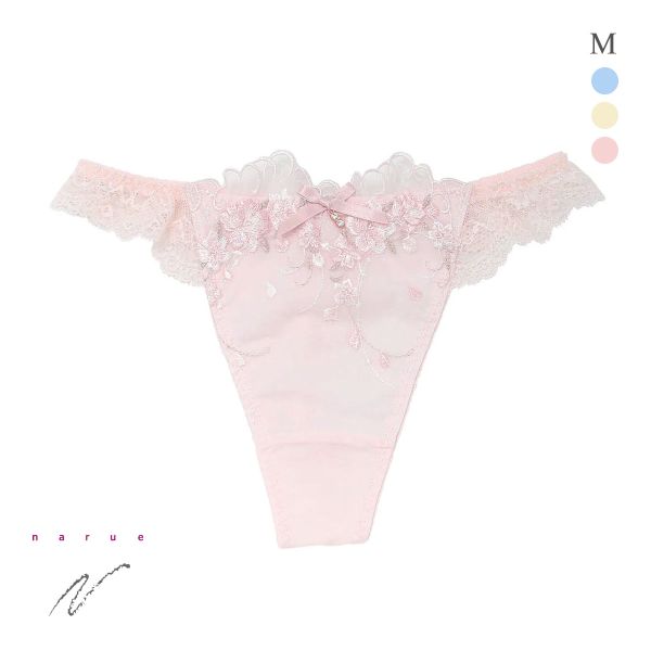 ナルエー ランジェリー リアージュ ショーツ Tバック 総レース バックレース NARUE