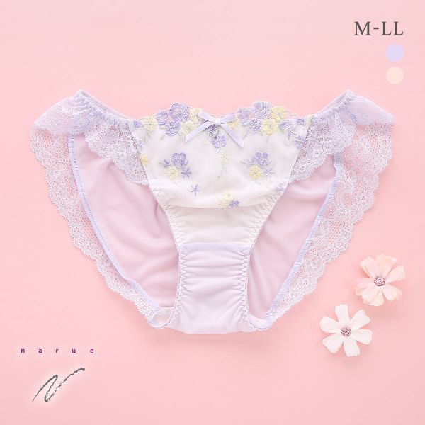【メール便(4)】 ナルエー ランジェリー ラプンフルール ショーツ M L LL スタンダード ノーマル ビキニ NARUE 【メール便(4)】 ナルエー ランジェリー ラプンフルール ショーツ M L LL スタンダード ノーマル ビキニ NARUE