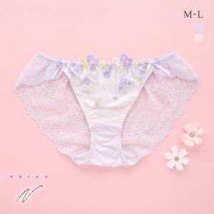 ナルエー ランジェリー ラプンフルール 総レース ショーツ M L スタンダード バックレース NARUE
