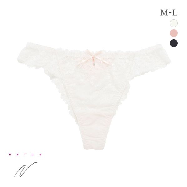 ナルエー ランジェリー レーシーアップ Tショーツ Tバック ショーツ NARUE