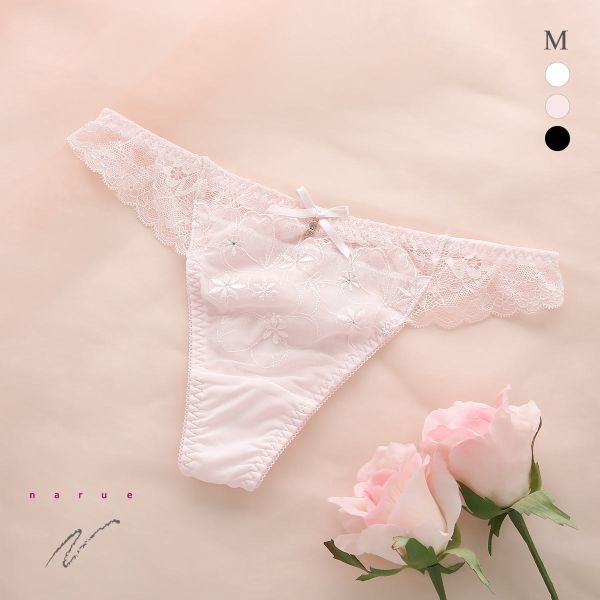 【メール便(3)】 ナルエー ランジェリー コレット ショーツ Tバック 総レース バックレース NARUE 【メール便(3)】 ナルエー ランジェリー コレット ショーツ Tバック 総レース バックレース NARUE