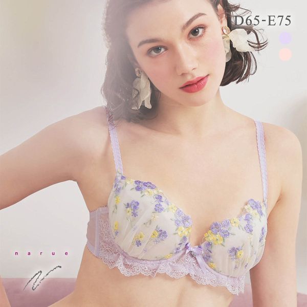 ナルエー ランジェリー ラプンフルール ブラジャー 3/4カップ レディース DE NARUE ナルエー ランジェリー ラプンフルール ブラジャー 3/4カップ レディース DE NARUE
