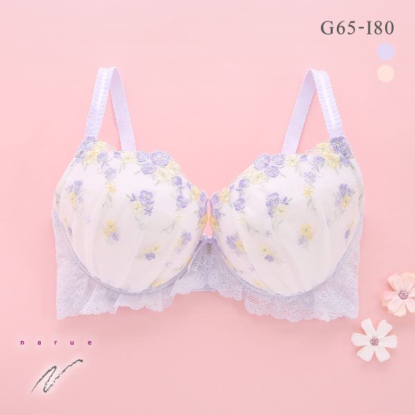 ナルエー ランジェリー ラプンフルール ブラジャー GHI 大きいサイズ グラマーサイズ NARUE ナルエー ランジェリー ラプンフルール ブラジャー GHI 大きいサイズ グラマーサイズ NARUE