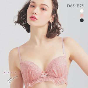 ナルエー ランジェリー レーシーアップ ブラジャー 大きいサイズ DE NARUE