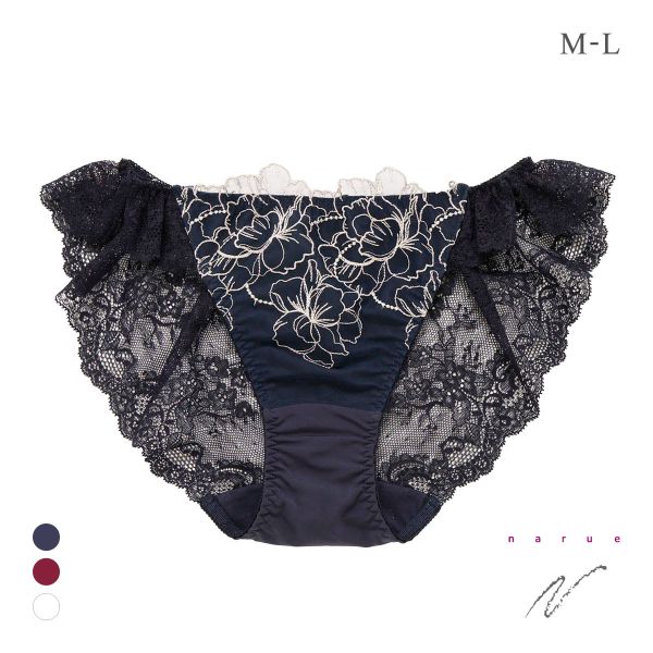 ナルエー ランジェリー ミストラル バックレース ショーツ 総レース NARUE