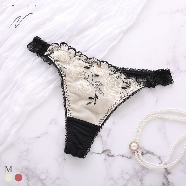 ナルエー ランジェリー ジョリフ ショーツ Tバック ストリング 総レース バックレース NARUE