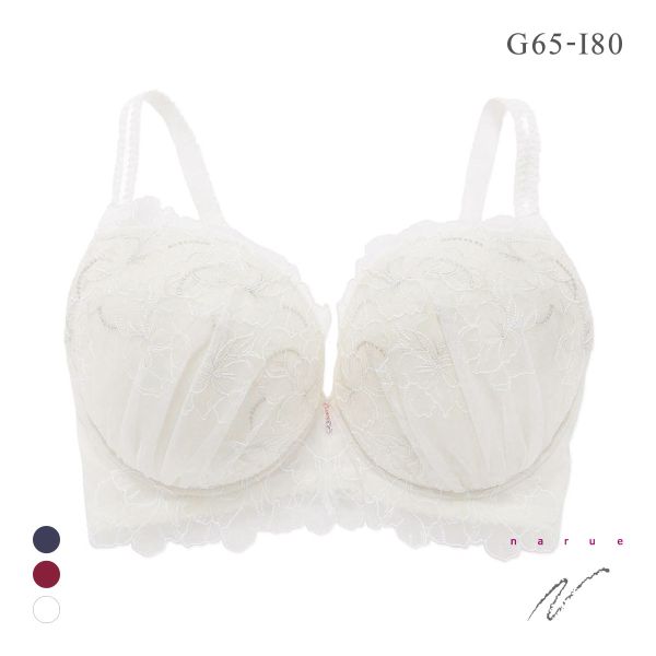 ナルエー ランジェリー ミストラル ブラジャー GHI グラマー 大きいサイズ NARUE