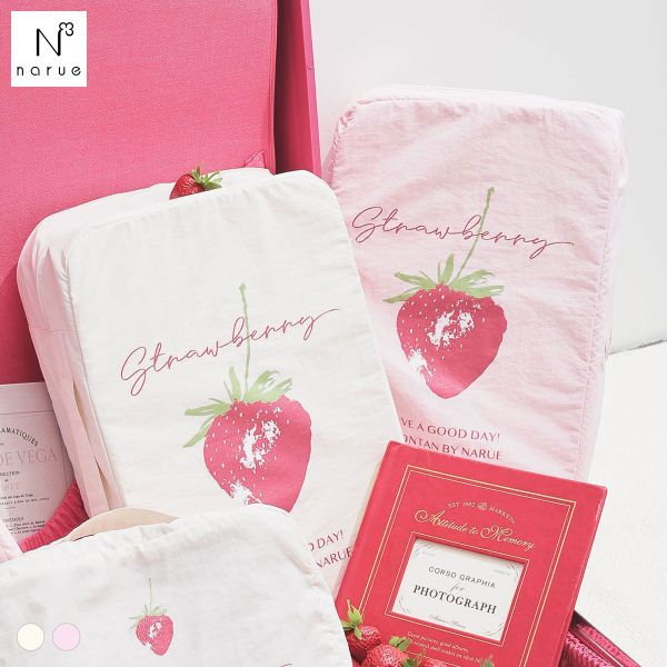 ナルエー トラベルポーチいちご NARUE