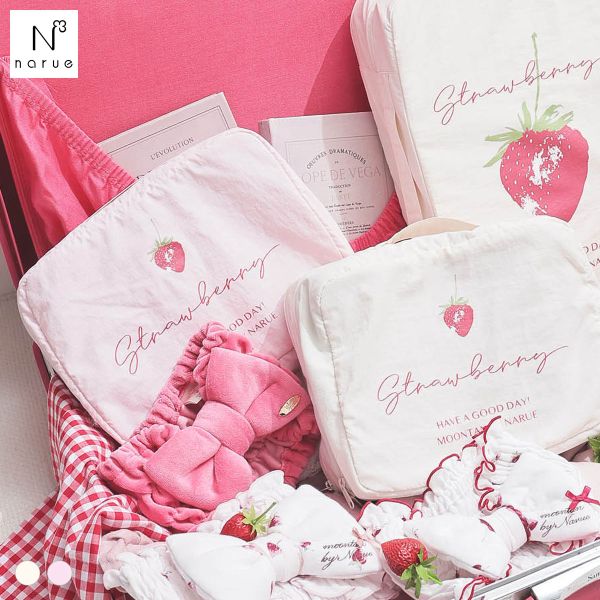 ナルエー トラベルポーチいちごミニ NARUE