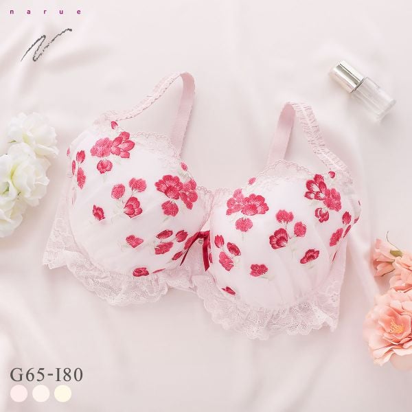 ナルエー ランジェリー リリアン ブラジャー GHI グラマー 大きいサイズ NARUE