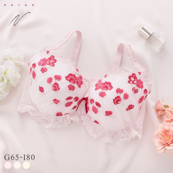 ナルエー ランジェリー リリアン ブラジャー GHI グラマー 大きいサイズ NARUE