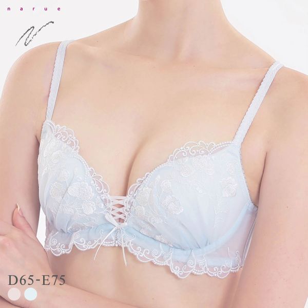 ナルエー ランジェリー シャルム ブラジャー DE Lワイヤー 谷間ブラ NARUE 大きいサイズ