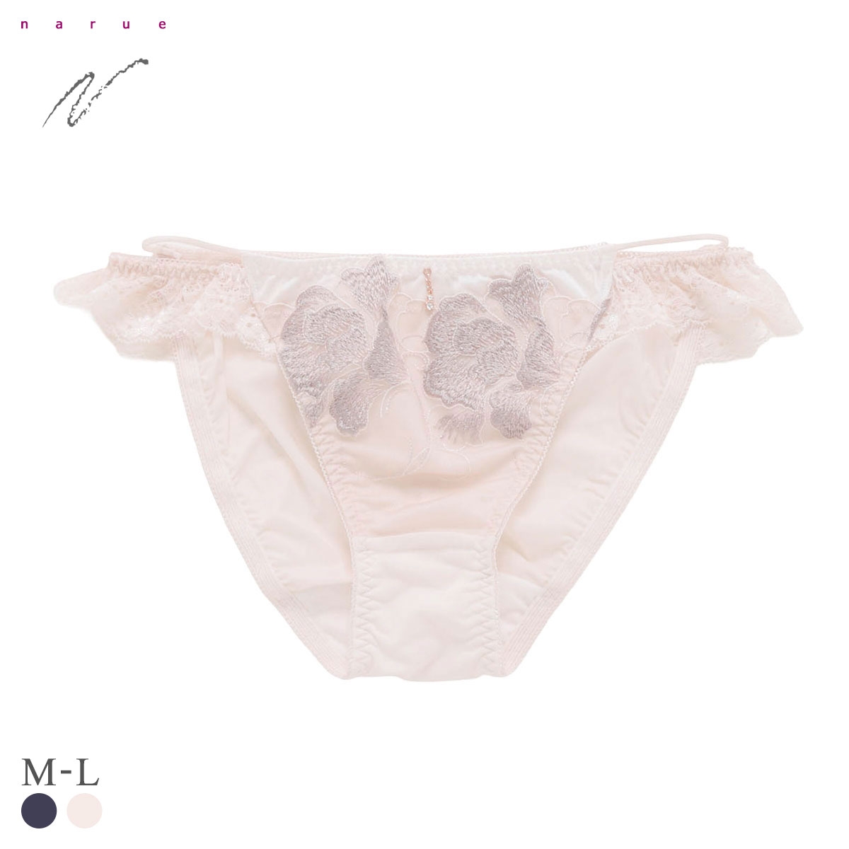 ナルエー ランジェリー フレイア ショーツ スタンダード ストリング ひも ノーマル NARUE(PI-ピンク-M)