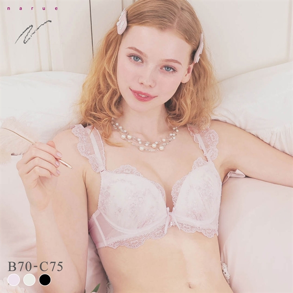 ナルエー ランジェリー ジル ブラジャー Lワイヤー BC NARUE