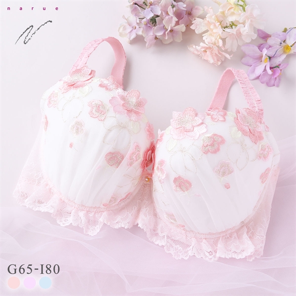 ナルエー ランジェリー ティア ブラジャー GHI 大きいサイズ グラマーサイズ NARUE