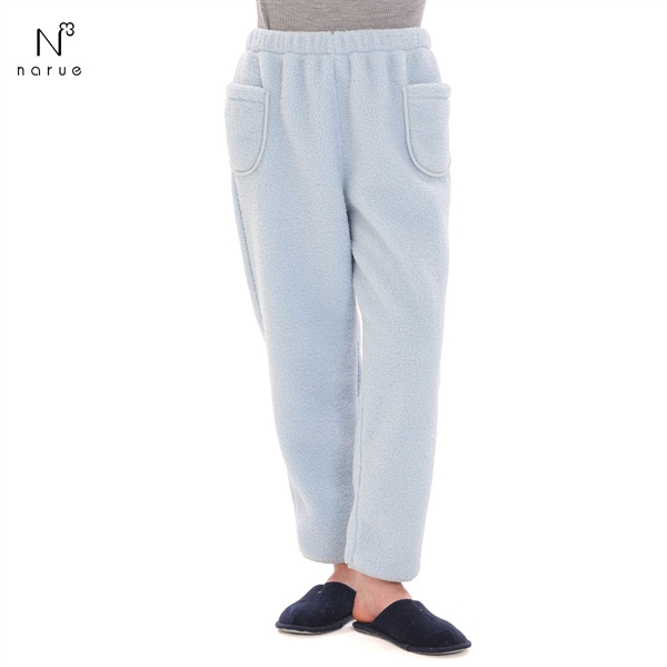 ナルエー パジャマ プードルフリースパンツ ルームウェア ロングパンツ NARUE