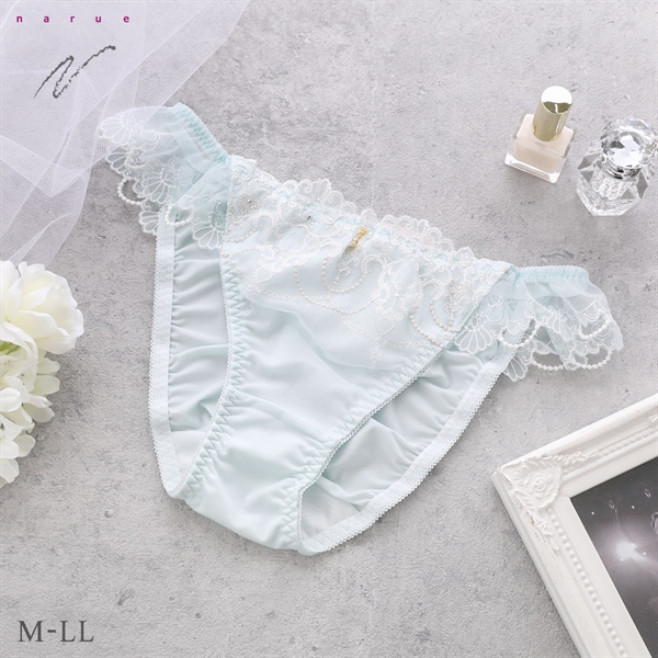 ナルエー ランジェリー クリスタルラグーン ショーツ M L LL スタンダード ノーマル ビキニ 単品 大きいサイズ NARUE
