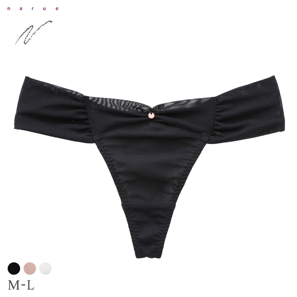 ナルエー ランジェリー バックシームレスショーツ Tバック ショーツ タンガ NARUE