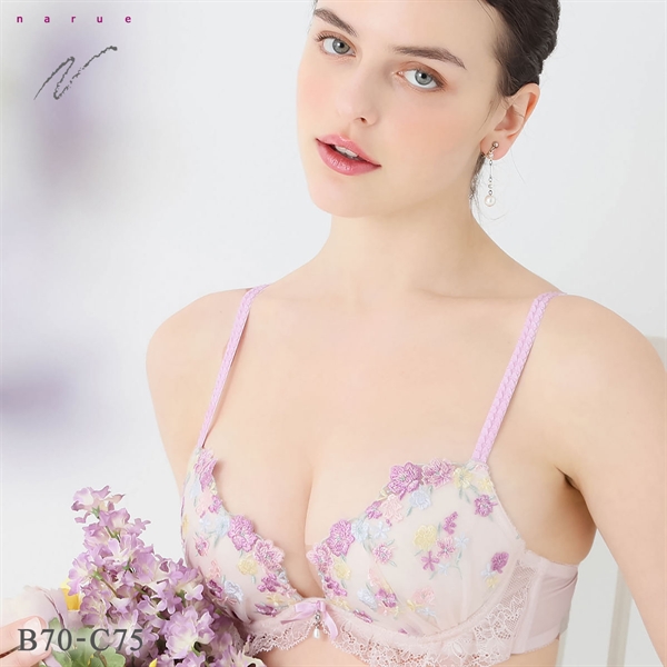 ナルエー ランジェリー ココフルール ブラジャー Lワイヤー BC NARUE