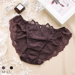 ナルエー ランジェリー ロゼリュクス ショーツ M L LL スタンダード ノーマル ビキニ バックレース 単品 大きいサイズ NARUE